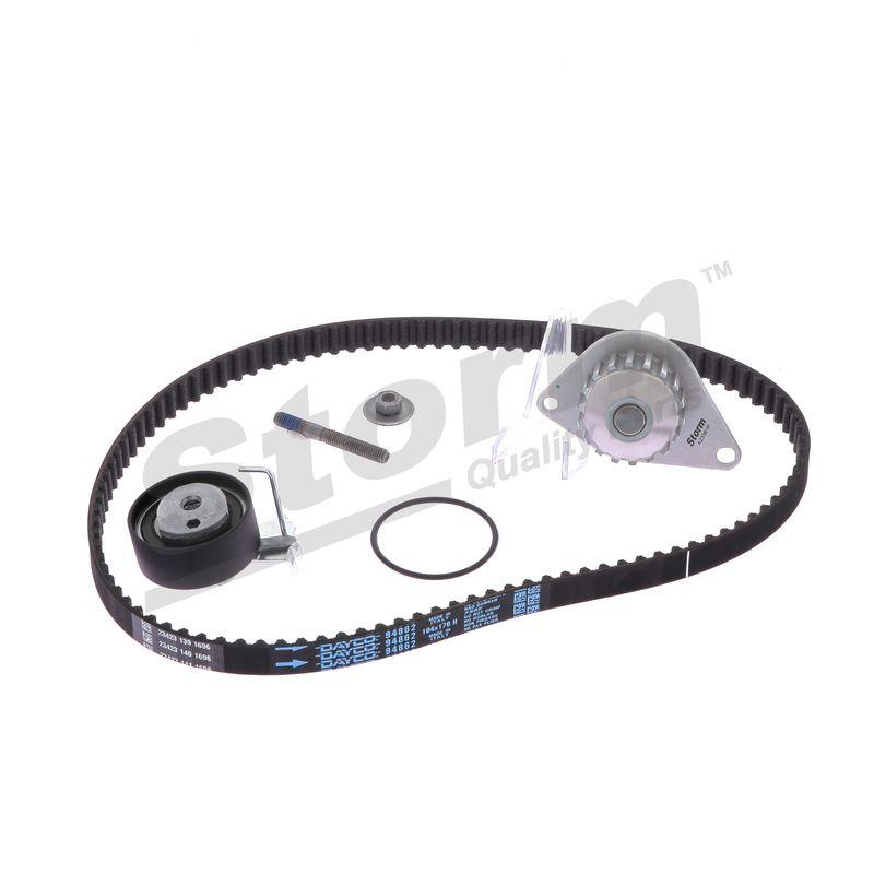 Pompe à eau + kit de courroie crantée STORM QUALITY PARTS 904464KP