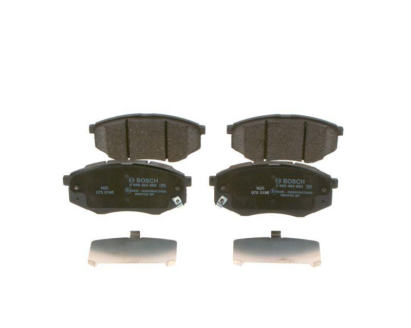 Kit de plaquettes de frein, frein à disque BOSCH 0 986 494 692