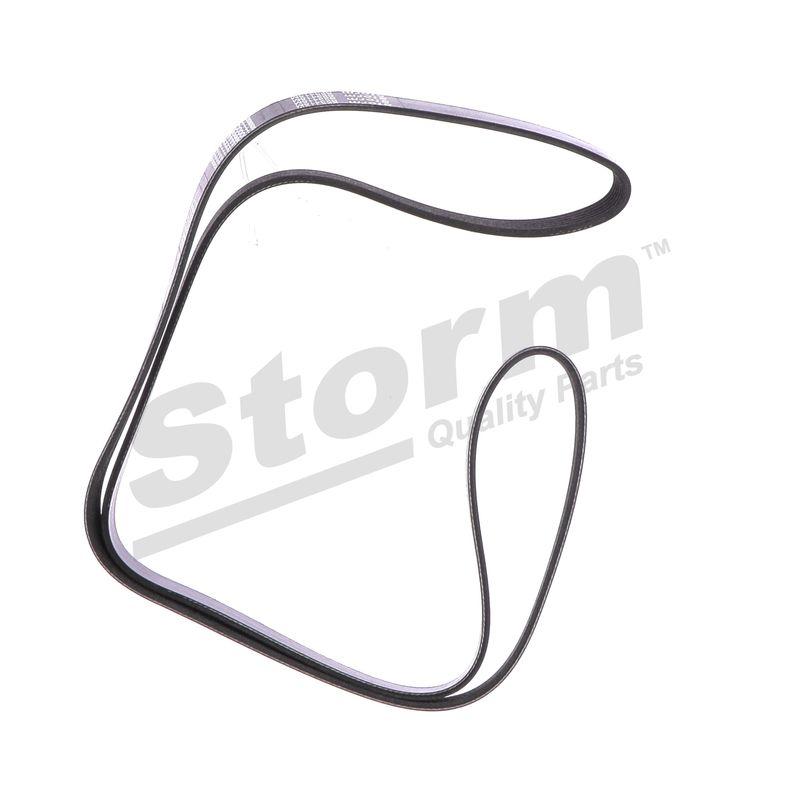 Courroie trapézoïdale à nervures STORM QUALITY PARTS STO6PK1775