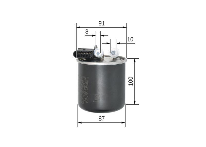 Filtre à carburant BOSCH F 026 402 838