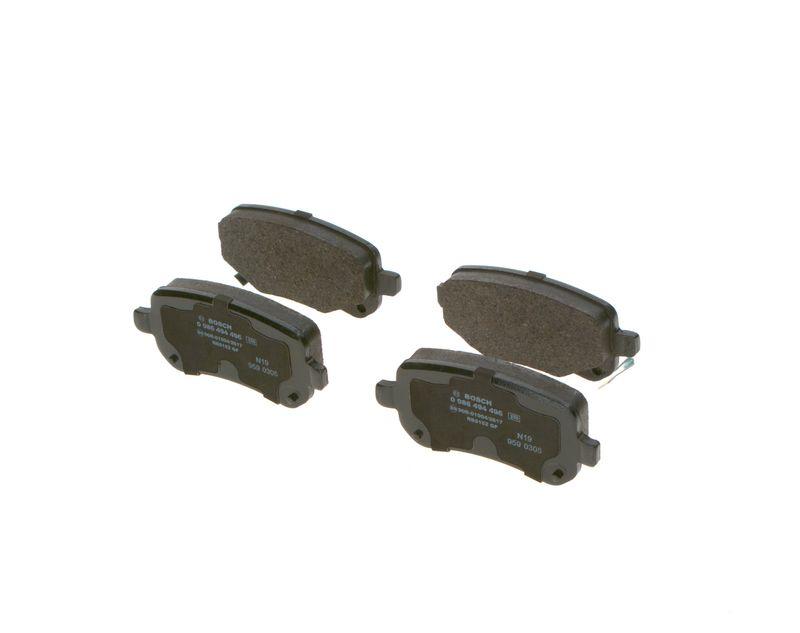Kit de plaquettes de frein, frein à disque BOSCH 0 986 494 496