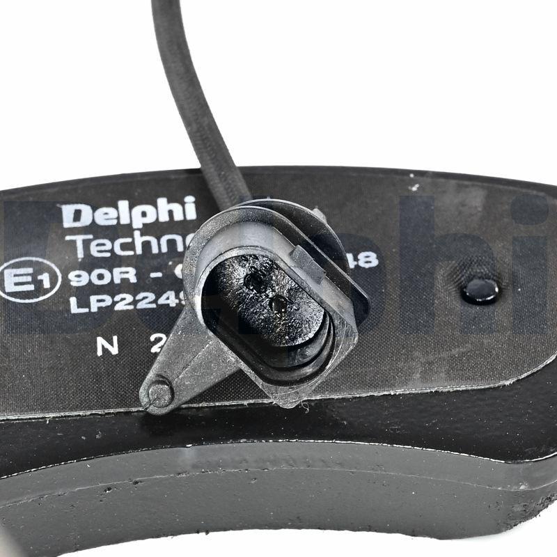Kit de plaquettes de frein, frein à disque DELPHI LP2249