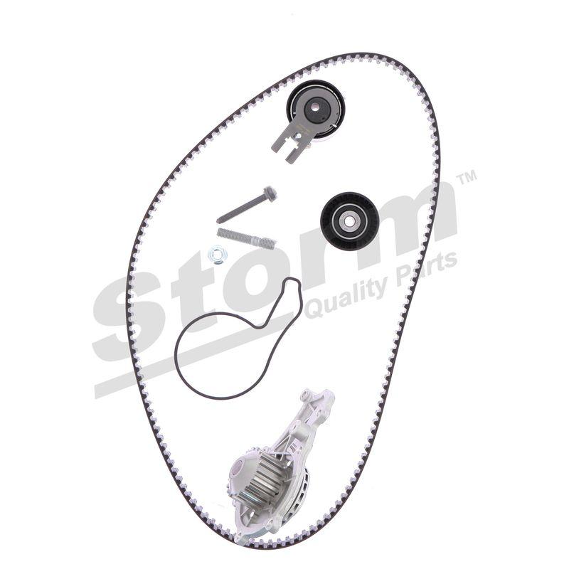 Pompe à eau + kit de courroie crantée STORM QUALITY PARTS 904487KP