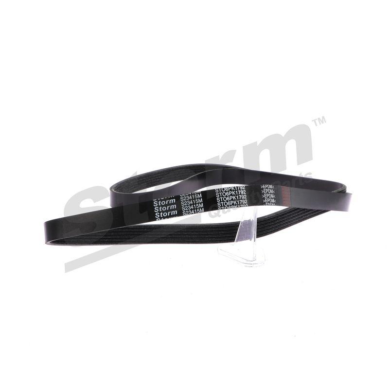 Courroie trapézoïdale à nervures STORM QUALITY PARTS STO6PK1792