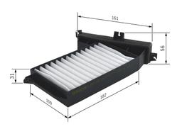 Filtre, air de l'habitacle BOSCH 1987432207