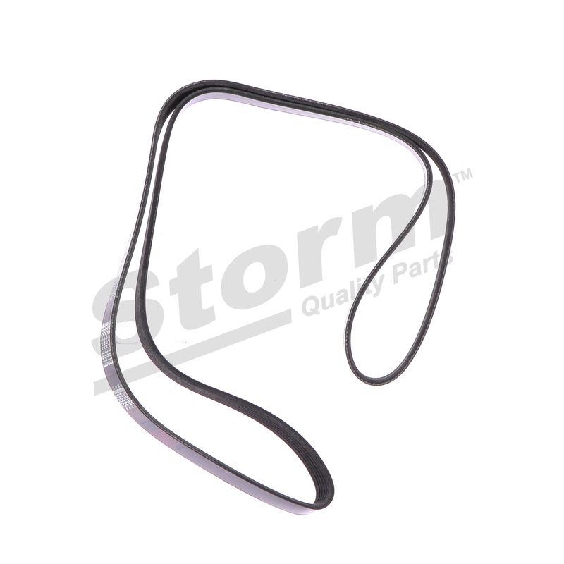Courroie trapézoïdale à nervures STORM QUALITY PARTS STO6PK1613