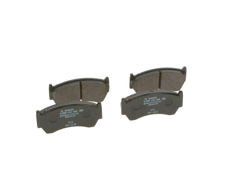 Kit de plaquettes de frein, frein à disque BOSCH 0 986 424 369