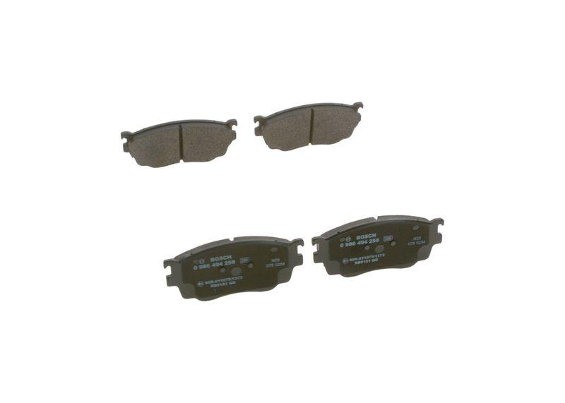 Kit de plaquettes de frein, frein à disque BOSCH 0 986 494 258