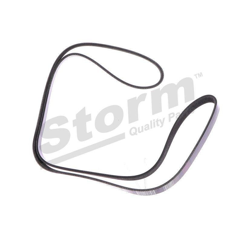 Courroie trapézoïdale à nervures STORM QUALITY PARTS STO6PK1613