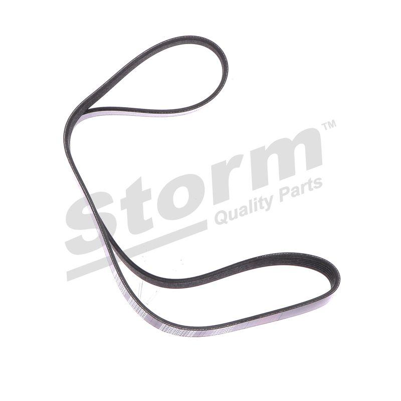 Courroie trapézoïdale à nervures STORM QUALITY PARTS STO6PK1125