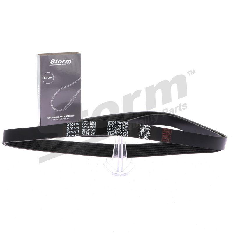 Courroie trapézoïdale à nervures STORM QUALITY PARTS STO6PK1708