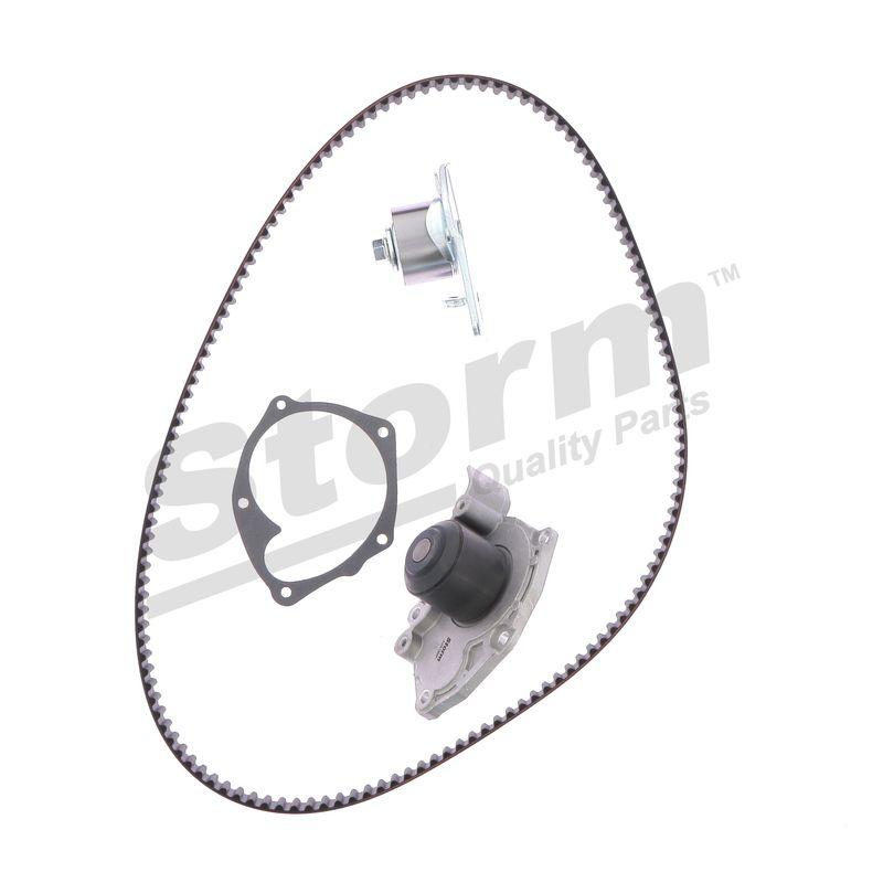 Pompe à eau + kit de courroie crantée STORM QUALITY PARTS 904509KP