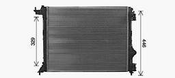 Radiateur, refroidissement du moteur AVA QUALITY COOLING RT2645