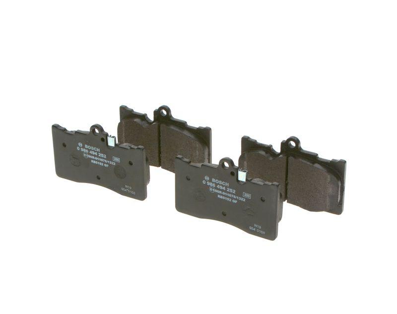Kit de plaquettes de frein, frein à disque BOSCH 0 986 494 252