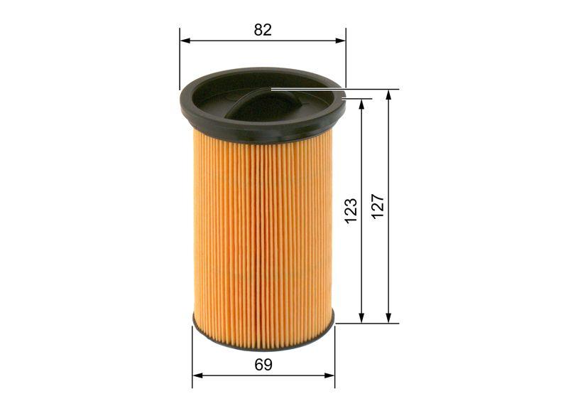 Filtre à carburant BOSCH 1 457 431 708