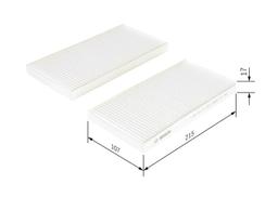 Filtre, air de l'habitacle BOSCH 1987432277