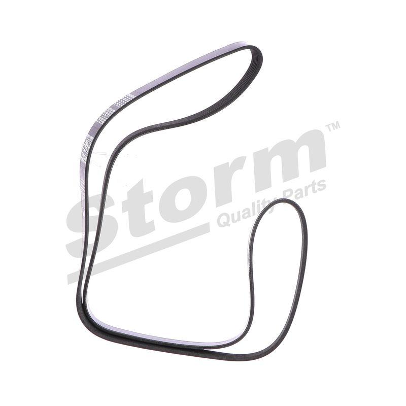 Courroie trapézoïdale à nervures STORM QUALITY PARTS STO6PK1688
