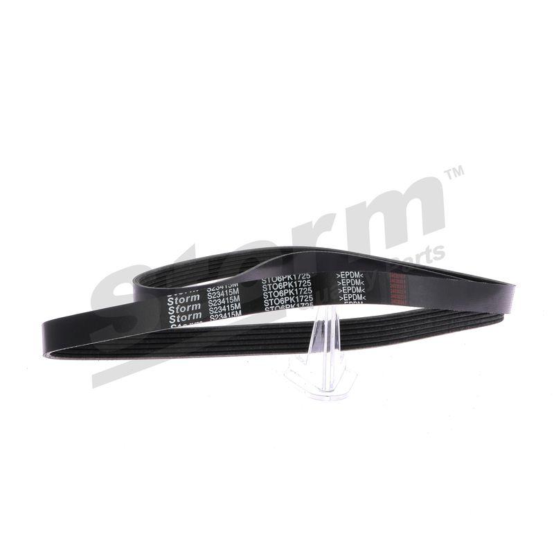 Courroie trapézoïdale à nervures STORM QUALITY PARTS STO6PK1725