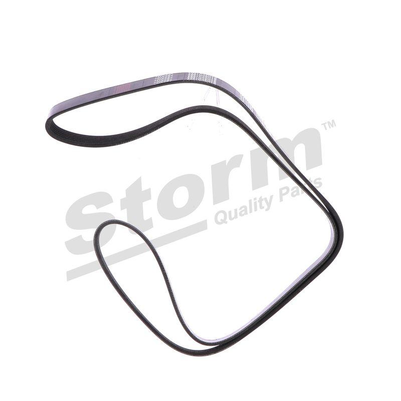 Courroie trapézoïdale à nervures STORM QUALITY PARTS STO6PK1663