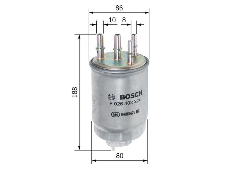 Filtre à carburant BOSCH F 026 402 224