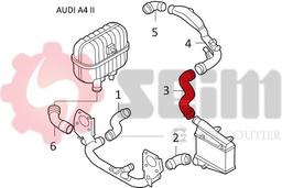 Gaine de suralimentation SEIM 981068