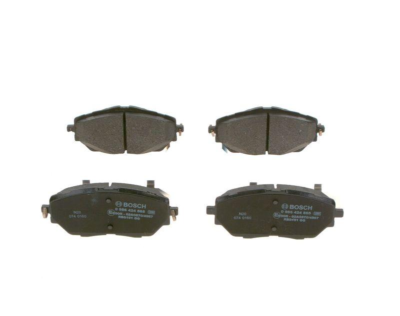 Kit de plaquettes de frein, frein à disque BOSCH 0 986 424 865