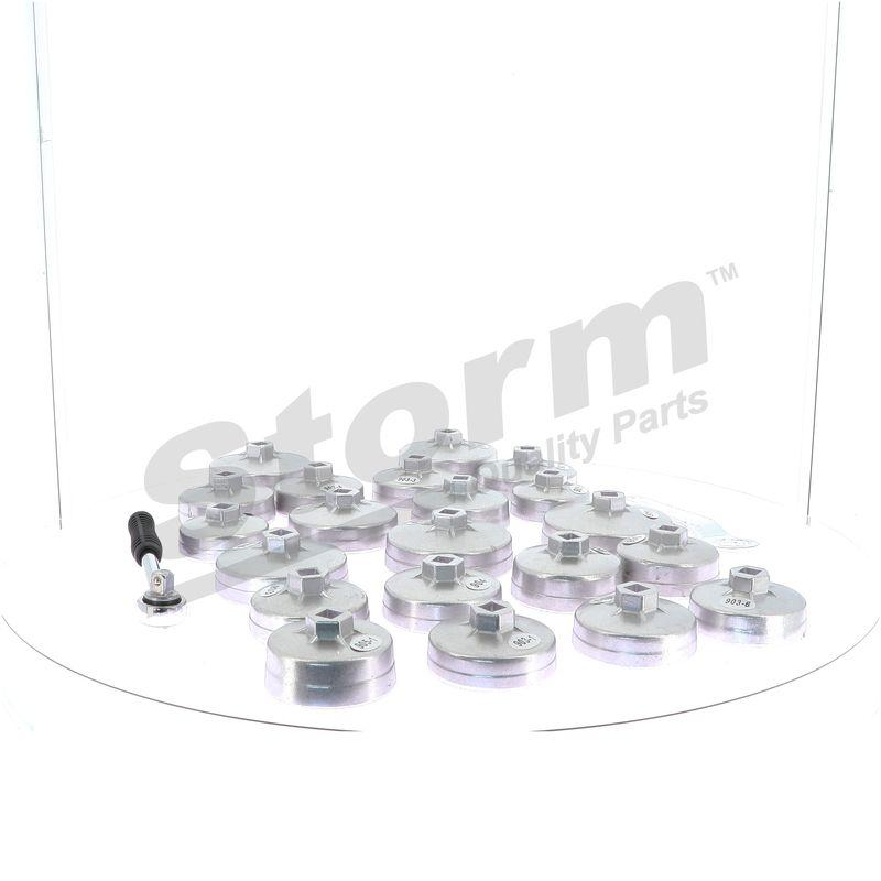 Kit clé coiffe pour filtre à huile STORM QUALITY PARTS 555509