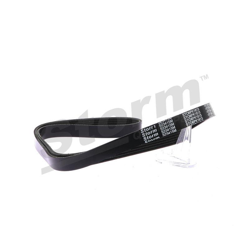 Courroie trapézoïdale à nervures STORM QUALITY PARTS STO6PK1613