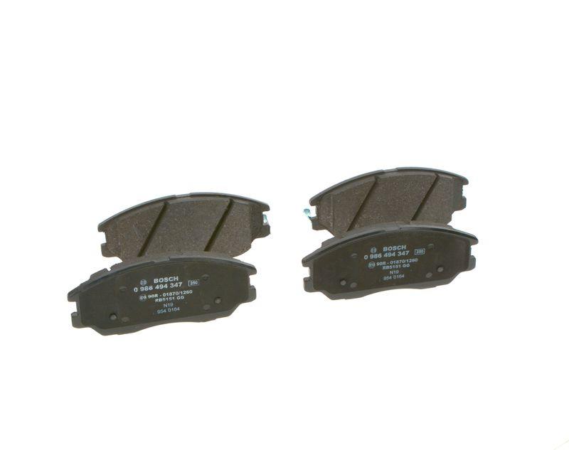 Kit de plaquettes de frein, frein à disque BOSCH 0 986 494 347