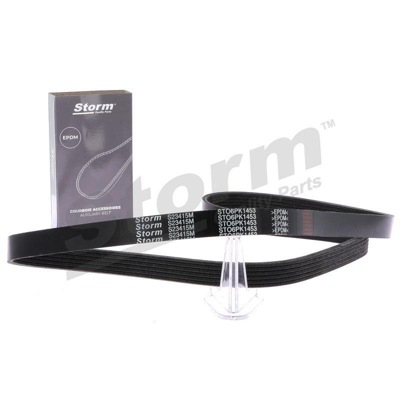 Courroie trapézoïdale à nervures STORM QUALITY PARTS STO6PK1453