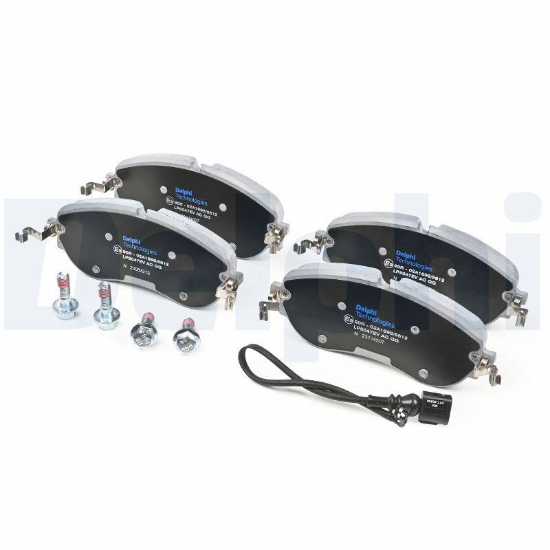 Kit de plaquettes de frein, frein à disque DELPHI LP5047EV