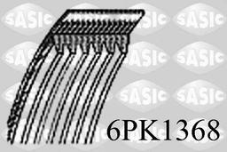 Courroie trapézoïdale à nervures SASIC 6PK1368