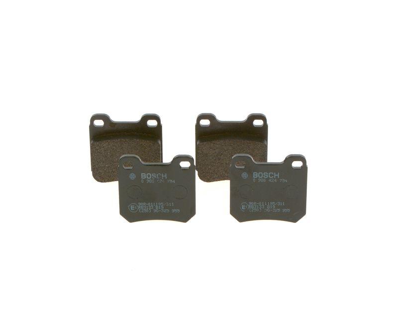 Kit de plaquettes de frein, frein à disque BOSCH 0986424754