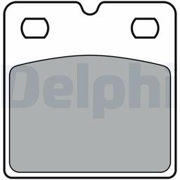 Kit de plaquettes de frein, frein à disque DELPHI LP3405