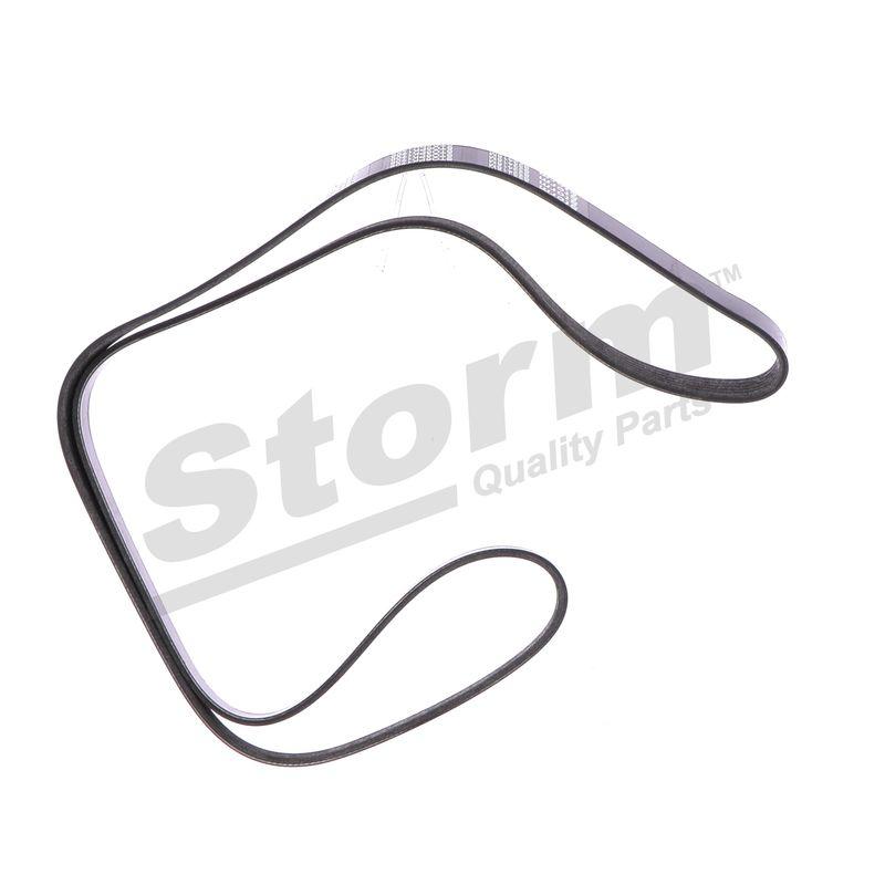 Courroie trapézoïdale à nervures STORM QUALITY PARTS STO6PK1708