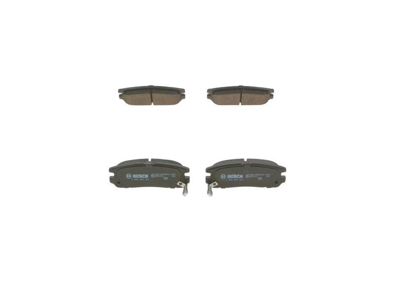 Kit de plaquettes de frein, frein à disque BOSCH 0 986 424 367