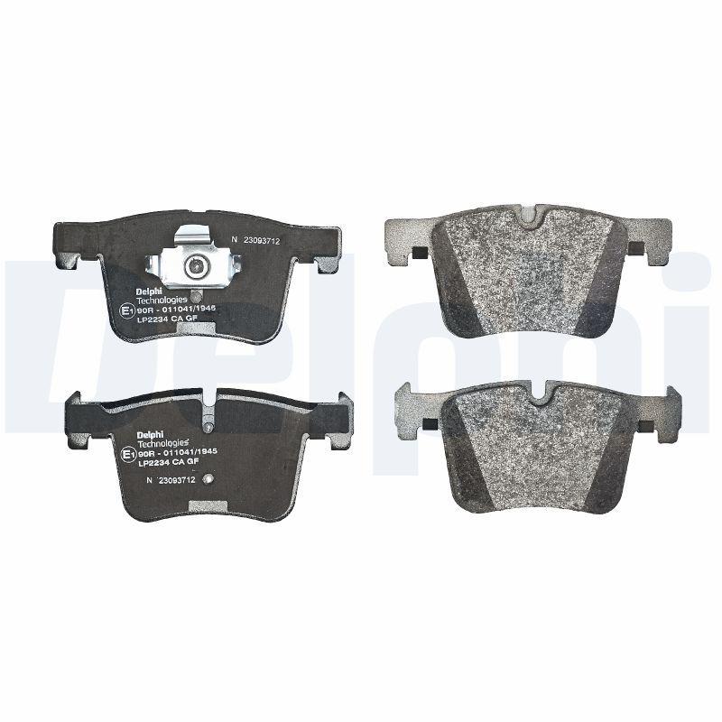 Kit de plaquettes de frein, frein à disque DELPHI LP2234