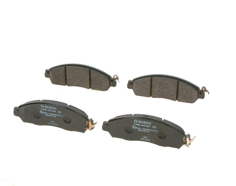 Kit de plaquettes de frein, frein à disque BOSCH 0 986 424 837