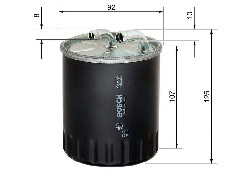 Filtre à carburant BOSCH 1 457 434 437
