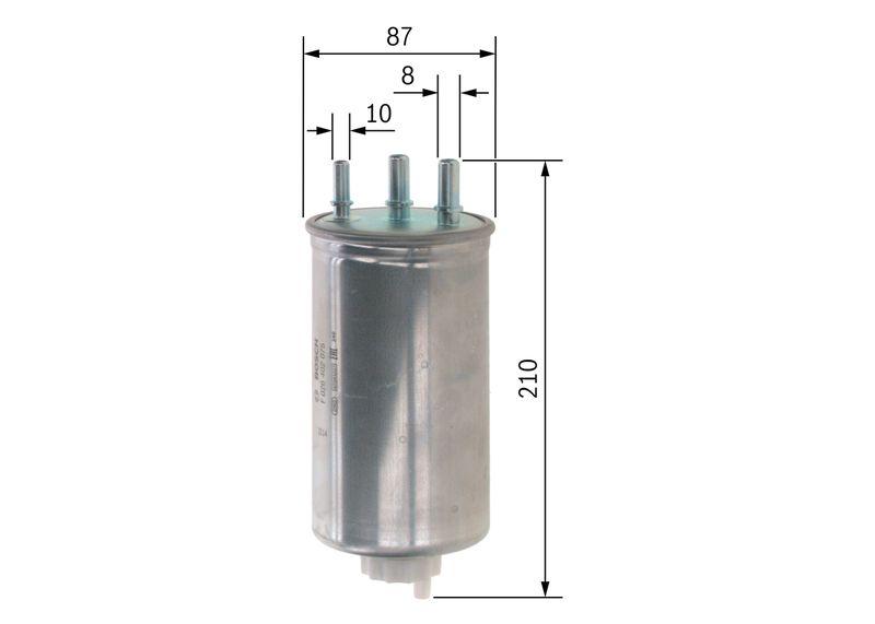 Filtre à carburant BOSCH F026402075