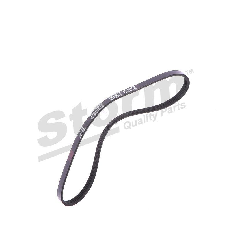 Courroie trapézoïdale à nervures STORM QUALITY PARTS STO4PK0738