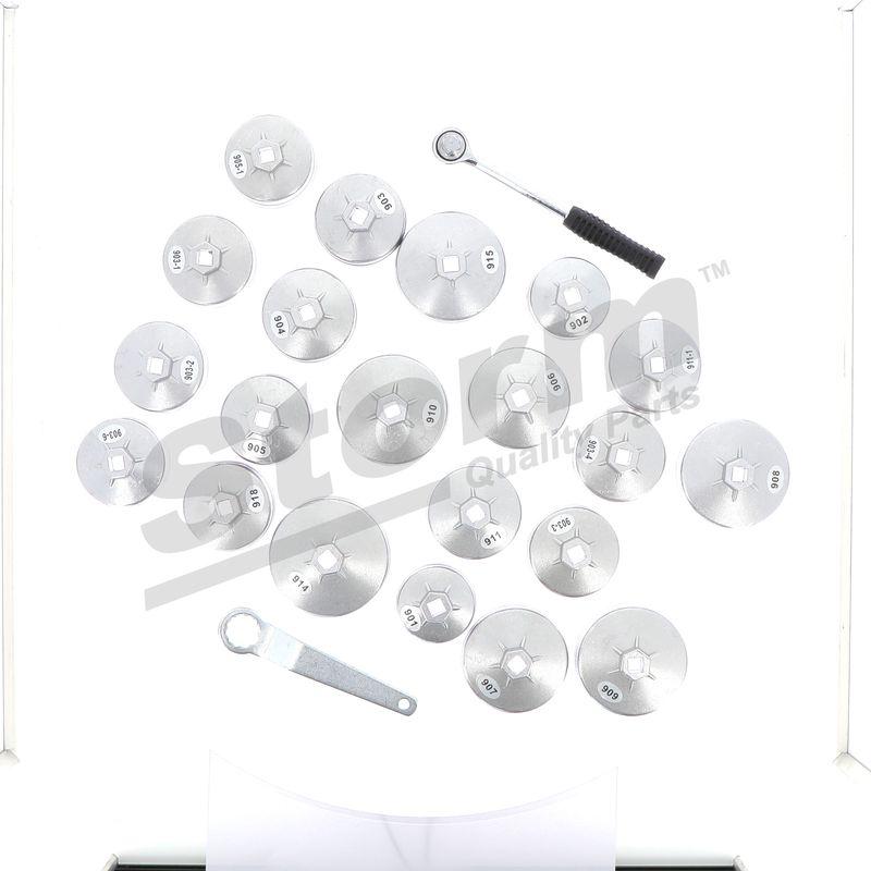 Kit clé coiffe pour filtre à huile STORM QUALITY PARTS 555509
