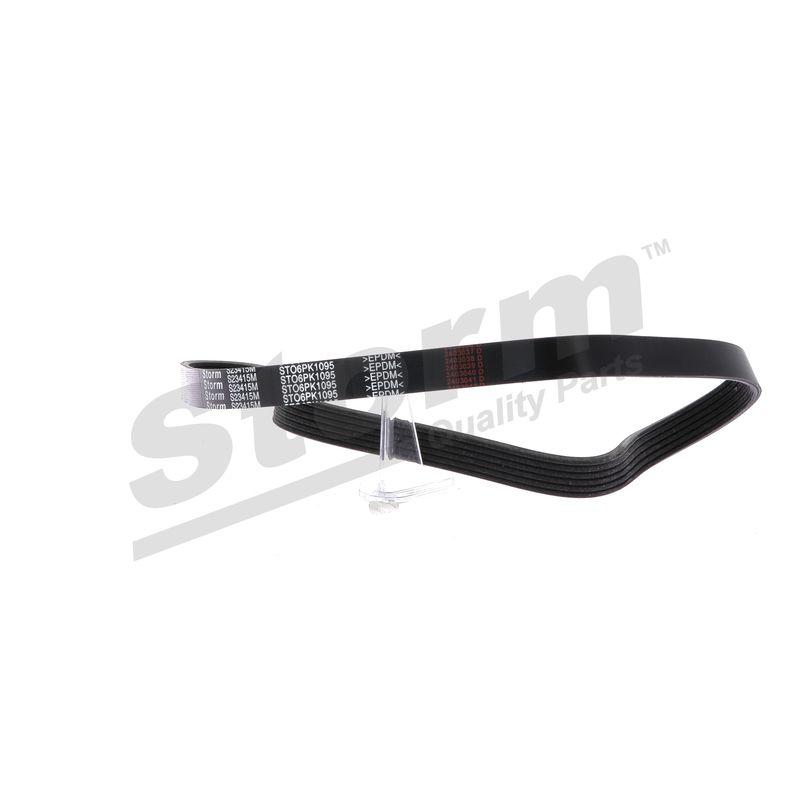 Courroie trapézoïdale à nervures STORM QUALITY PARTS STO6PK1095