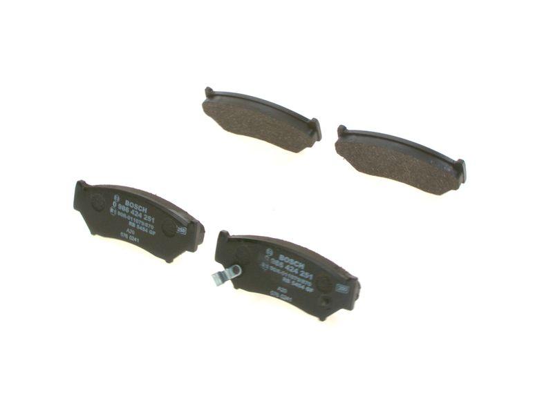 Kit de plaquettes de frein, frein à disque BOSCH 0 986 424 251