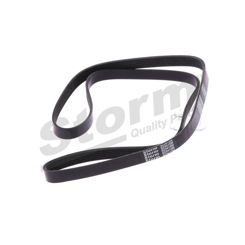 Courroie trapézoïdale à nervures STORM QUALITY PARTS STO6PK1735