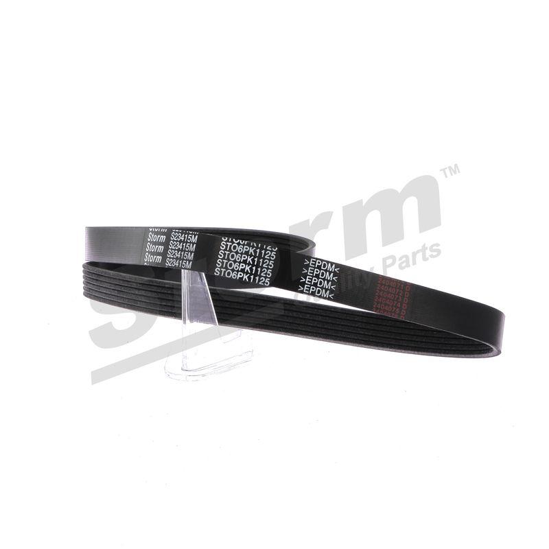 Courroie trapézoïdale à nervures STORM QUALITY PARTS STO6PK1125