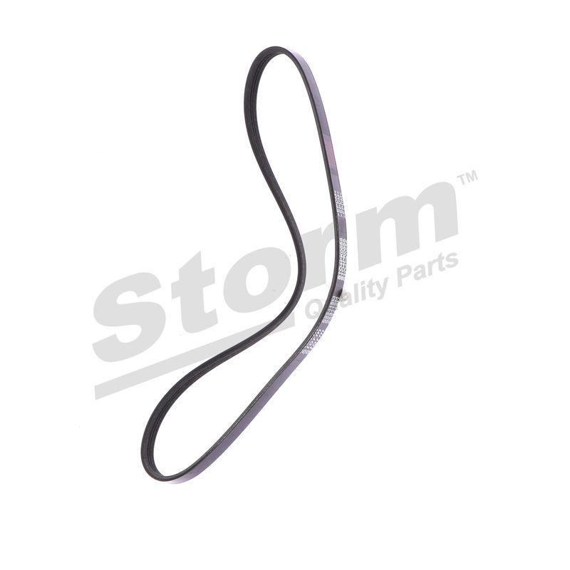 Courroie trapézoïdale à nervures STORM QUALITY PARTS STO4PK0855