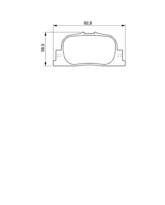 Kit de plaquettes de frein, frein à disque BOSCH 0986424730