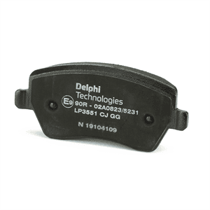 Kit de plaquettes de frein, frein à disque DELPHI LP3551