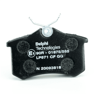 Kit de plaquettes de frein, frein à disque DELPHI LP571